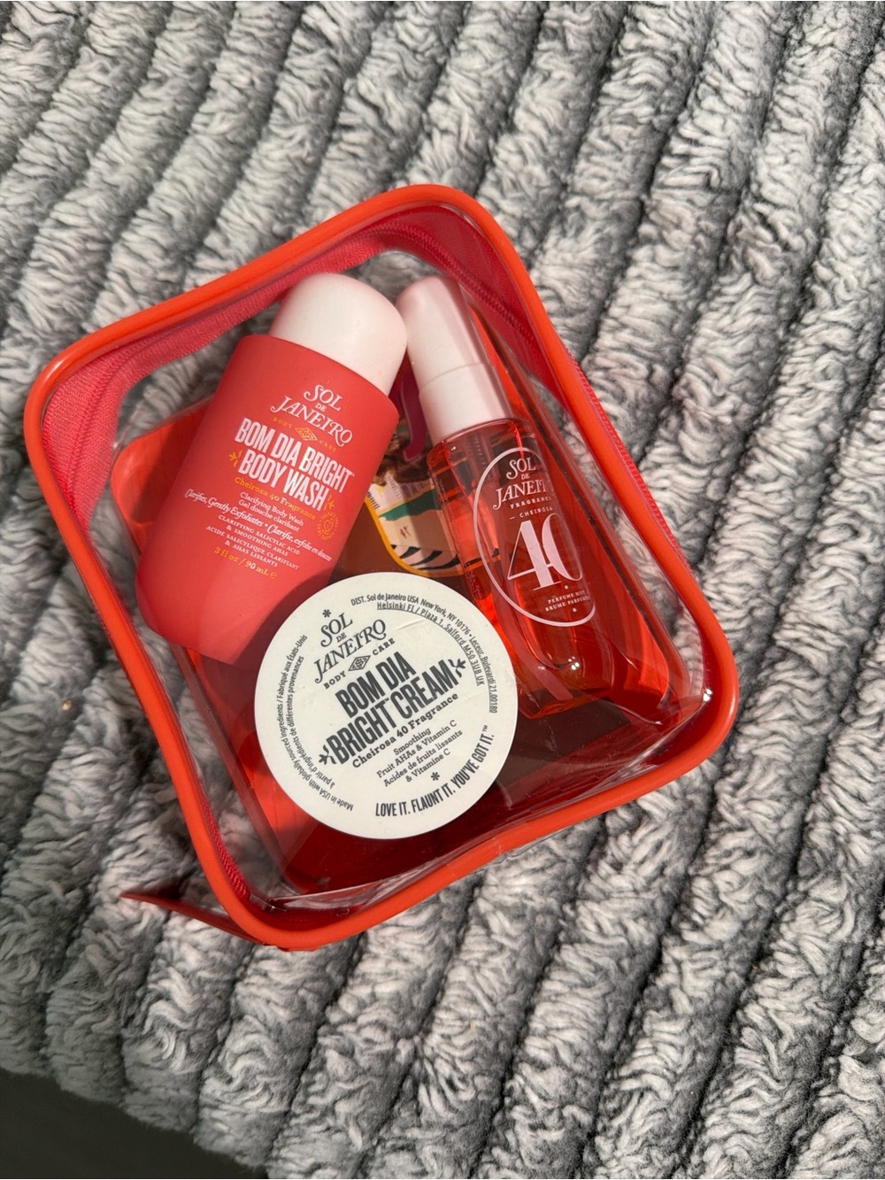 Sol de Janeiro Bom Dia Bright Travel Body Set - Coral Orange